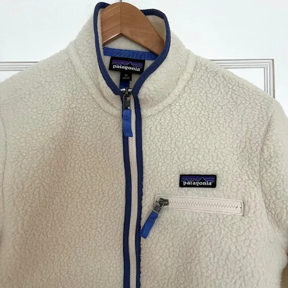 Patagonia Women's Retro Pile Fleece Marsupial Pullover | Size XS - Picture 4 of 7